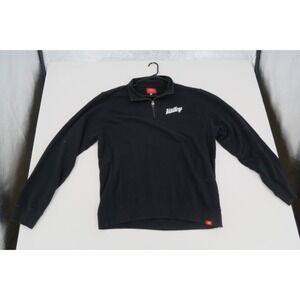 SPORTIQE Black Half Zip Pullover Sweatshirt Mens XXL PHX SunsValley Graphic Logo